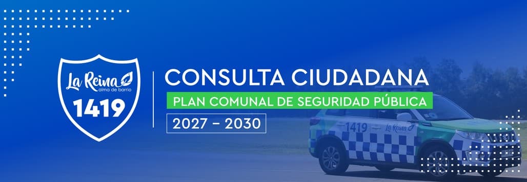 Consulta Plan Comunal de Seguridad Pública 2027-2030